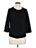 Eddie Bauer Black 3/4 Sleeve Button-Down Shirt Size M - photo 1