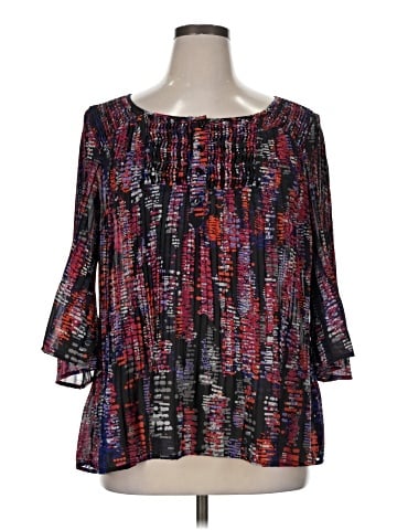 Fashion Bug 3/4 Sleeve Blouse (view 1)
