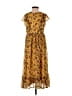 Assorted Brands Paisley Yellow Casual Dress Size XS - photo 2