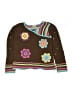 Hanna Andersson 100% Cotton Floral Brown Pullover Sweater Size 140 cm / US 10 - photo 1