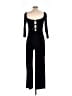 Lulus Solid Black Jumpsuit Size L - photo 2