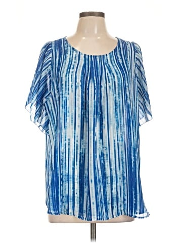 CALVIN KLEIN JEANS Short Sleeve Blouse (view 1)