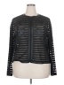 Overland 100% Polyester Stripes Black Jacket Size 2X - photo 1