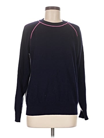 Aqua Cashmere Pullover Sweater (view 1)