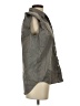Babaton 100% Cotton Gray Sleeveless Button-Down Shirt Size XS - photo 4