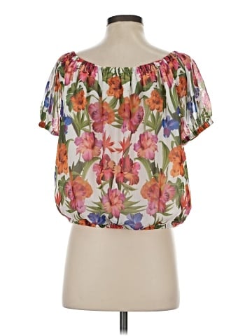 INC International Concepts Short Sleeve Blouse (view 2)