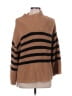 Old Navy Stripes Brown Turtleneck Sweater Size Lg Petite - photo 2