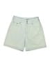 Chico's Solid Green Shorts Size Sm (0.5) - photo 1