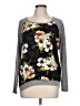 Kut from the Kloth 100% Rayon Floral Gray Pullover Sweater Size L - photo 1