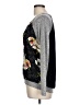 Kut from the Kloth 100% Rayon Floral Gray Pullover Sweater Size L - photo 5