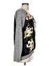 Kut from the Kloth 100% Rayon Floral Gray Pullover Sweater Size L - photo 4