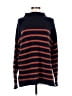 Madewell Stripes Blue Turtleneck Sweater Size M - photo 1