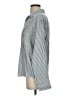 Splendid 100% Viscose Stripes Silver Long Sleeve Button-Down Shirt Size S - photo 5