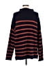 Madewell Stripes Blue Turtleneck Sweater Size M - photo 2