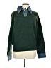 Commense Color Block Green Pullover Sweater Size M - photo 1