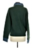 Commense Color Block Green Pullover Sweater Size M - photo 2
