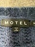 Motel Solid Blue Pullover Sweater Size S - photo 7
