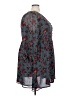 Madewell 100% Polyester Floral Gray Casual Dress Size 24 - photo 4