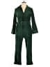Unique Vintage 100% Polyester Green Jumpsuit Size XL - photo 1