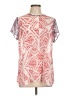 CAbi Pink Short Sleeve Blouse Size L - photo 1