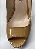Prada Stripes Tan Patent Leather slingback Sandals Size EU 40 - photo 5