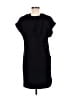 Max Studio Solid Black Casual Dress Size M - photo 2