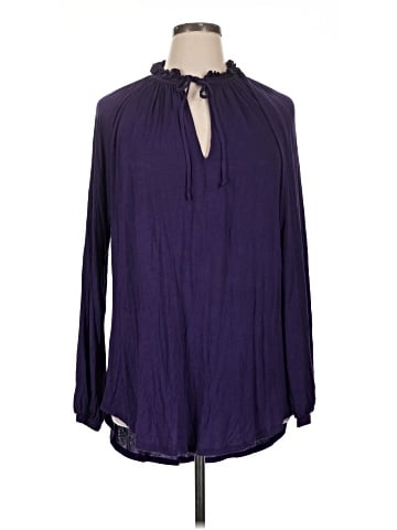 Melissa McCarthy Seven7 Long Sleeve Blouse (view 1)