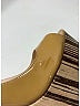 Prada Stripes Tan Patent Leather slingback Sandals Size EU 40 - photo 3