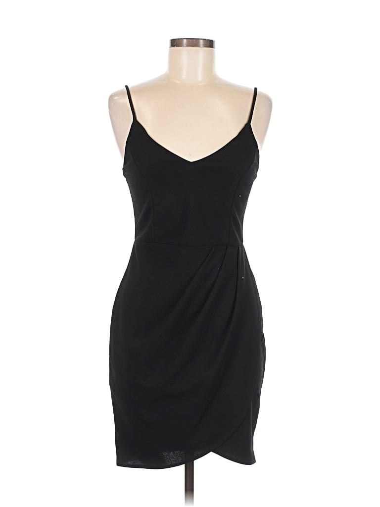Pre-owned Lulus Cocktail Dress In Black