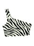 MICHAEL Michael Kors Animal Print Ivory Swimsuit Top Size M (estimated) - photo 1