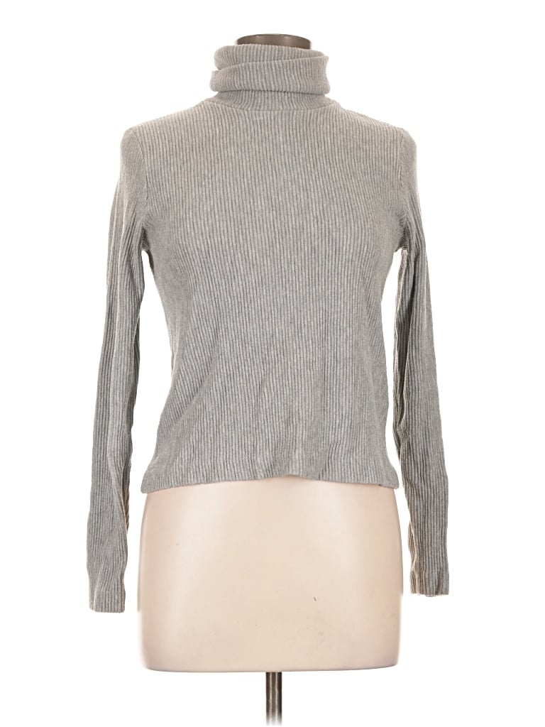 Pre-owned Club Monaco Turtleneck Sweater In Gray