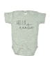 Laughing Giraffe Gray Short Sleeve Onesie Size 0-3 mo - photo 1