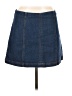 No Boundaries 100% Polyester Blue Denim Skirt Size 11 - 13 - photo 1