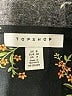 Topshop 100% Polyester Black 3/4 Sleeve Blouse Size 4 - photo 7