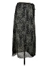 Max Studio 100% Polyester Animal Print Black Casual Skirt Size M - photo 1