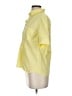 Talbots Yellow Short Sleeve Blouse Size S - photo 5