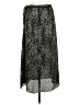 Max Studio 100% Polyester Animal Print Black Casual Skirt Size M - photo 2