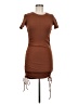 Zara Solid Brown Casual Dress Size S - photo 1