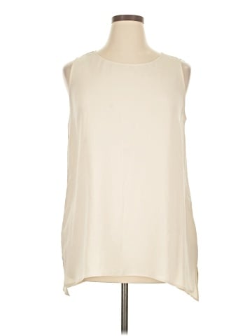 Lafayette 148 New York Sleeveless Silk Top (view 1)