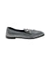 Zara 100% Leather Gray Blue Flats Size EU 38 - photo 1