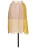Feathers Color Block Yellow Casual Skirt Size L - photo 1