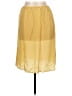Feathers Color Block Yellow Casual Skirt Size L - photo 2