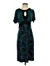 Bisou Bisou Paisley Teal Cocktail Dress Size S - photo 1
