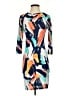 Auditions Print Multi Color White Casual Dress Size XS (estimated) - photo 1