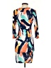 Auditions Print Multi Color White Casual Dress Size XS (estimated) - photo 2