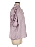 Ann Taylor 100% Polyester Polka Dots Purple Short Sleeve Blouse Size M - photo 4