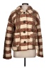 Stoosh 100% Polyester Tweed Brown Coat Size L - photo 1