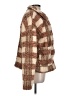 Stoosh 100% Polyester Tweed Brown Coat Size L - photo 4