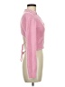Blue Blush 100% Nylon Pink Cardigan Size M - photo 4