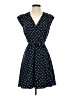 Maison Jules 100% Polyester Polka Dots Blue Casual Dress Size XS - photo 1